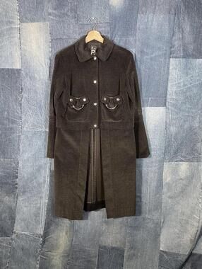 Phelan Corduroy Stacked Trench Coat